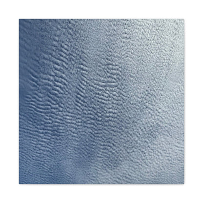 Rippling Echoes of Cerulean Stillness - Unique Frameless Canvas Wall Art - Art By Earth