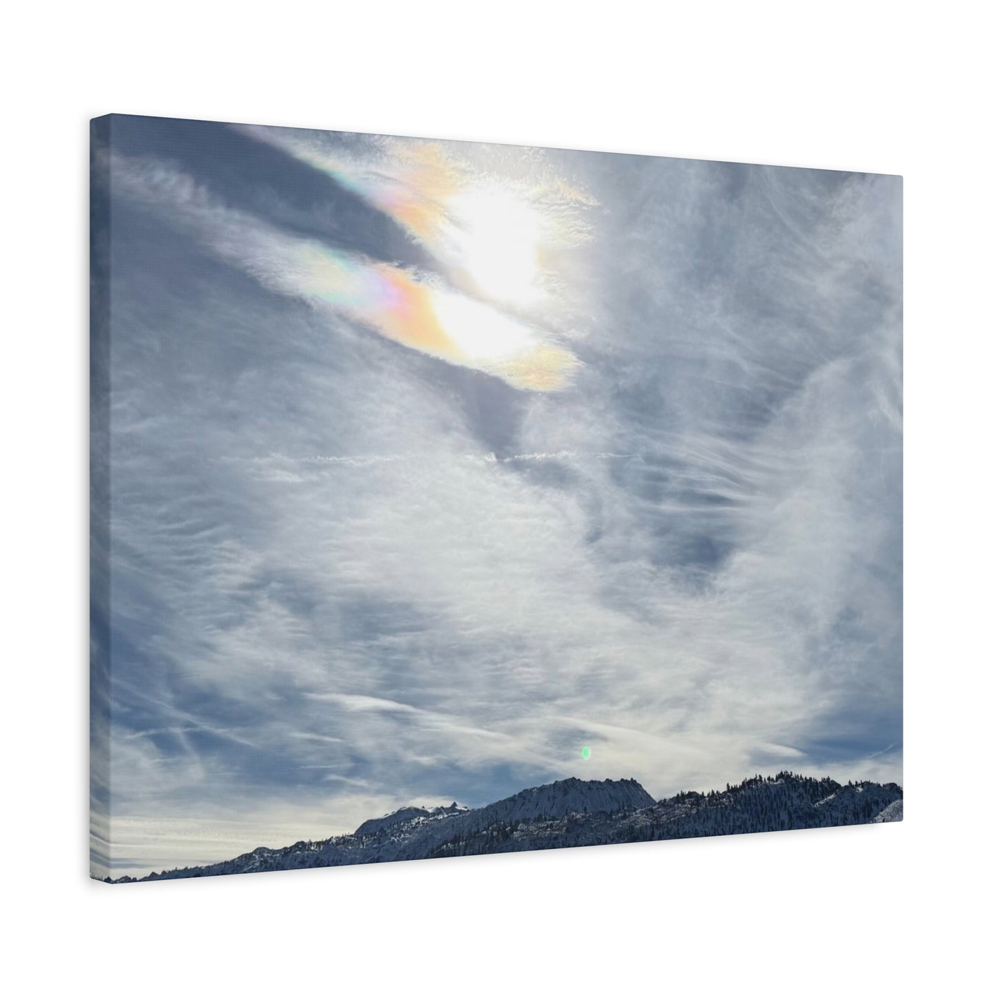 Whispers of Mountain Solitude - Unique Frameless Canvas Wall Art