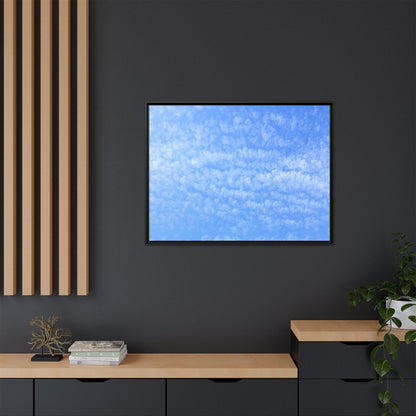 Wispy Blue Dreams - Unique Stretched Canvas Wall Art - Art By Earth