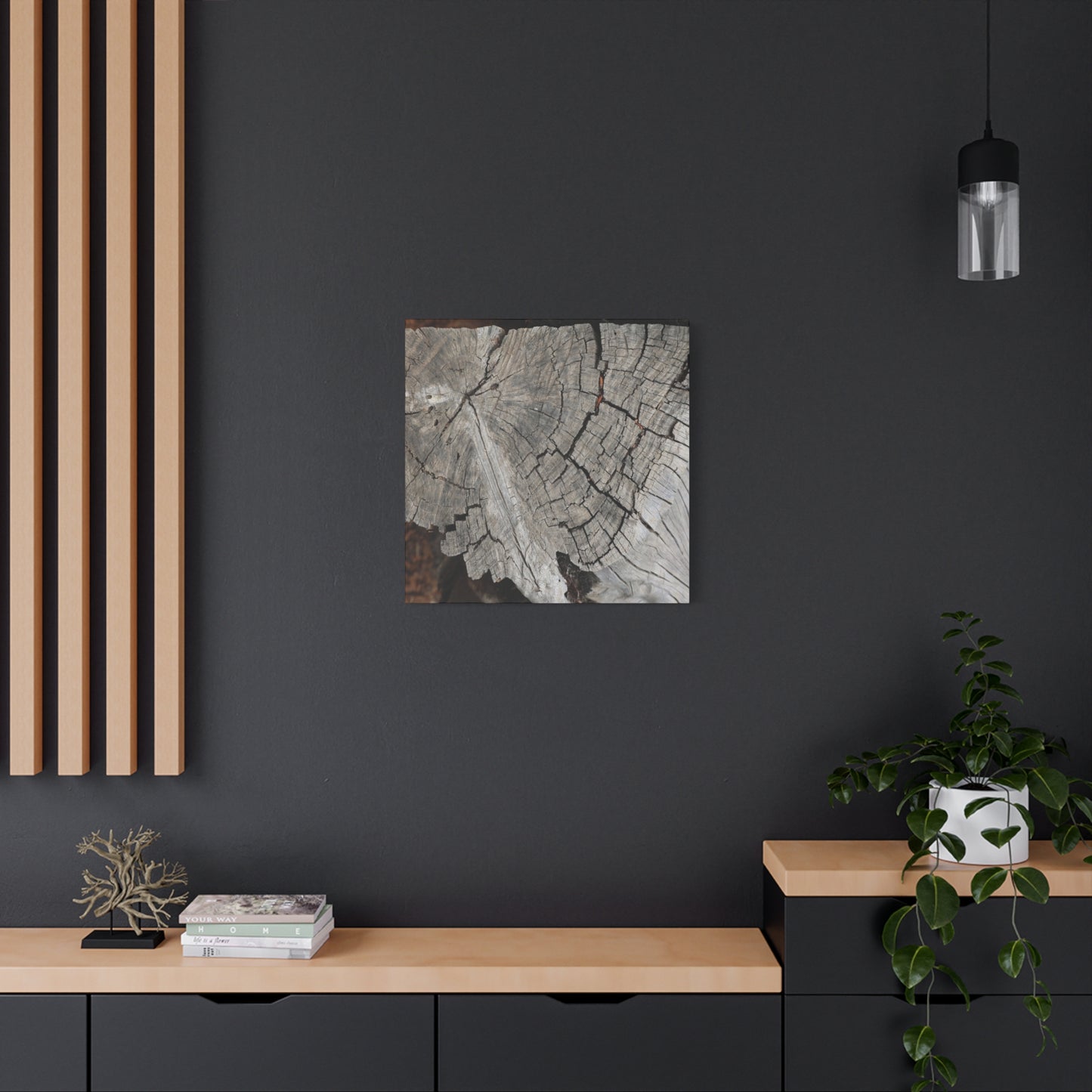 Cracked Memories - Unique Frameless Canvas Wall Art - Art By Earth