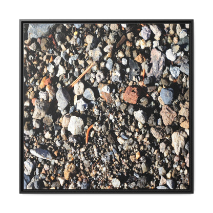 Stones and Soil - Unique Stretched Canvas Wall Art