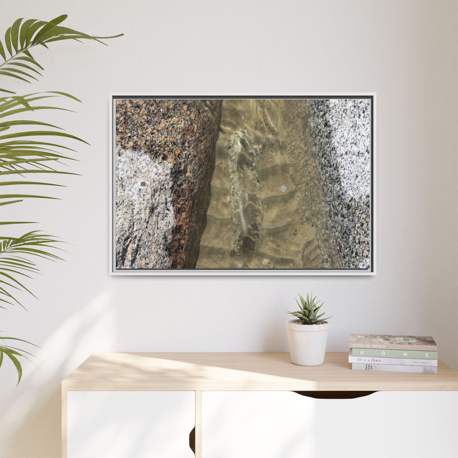 Between Concrete Walls - Unique Stretched Canvas Wall Art - Art By Earth