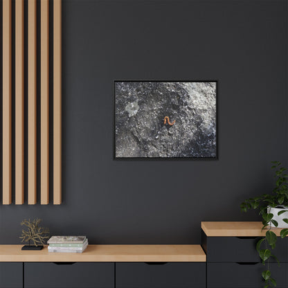 Volcanic Ash and Copper - Unique Stretched Canvas Wall Art - Art By Earth