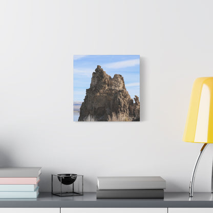 Mono Lake Monolith - Unique Frameless Canvas Wall Art