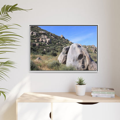 Ancient Stone Guardian - Unique Stretched Canvas Wall Art - Art By Earth