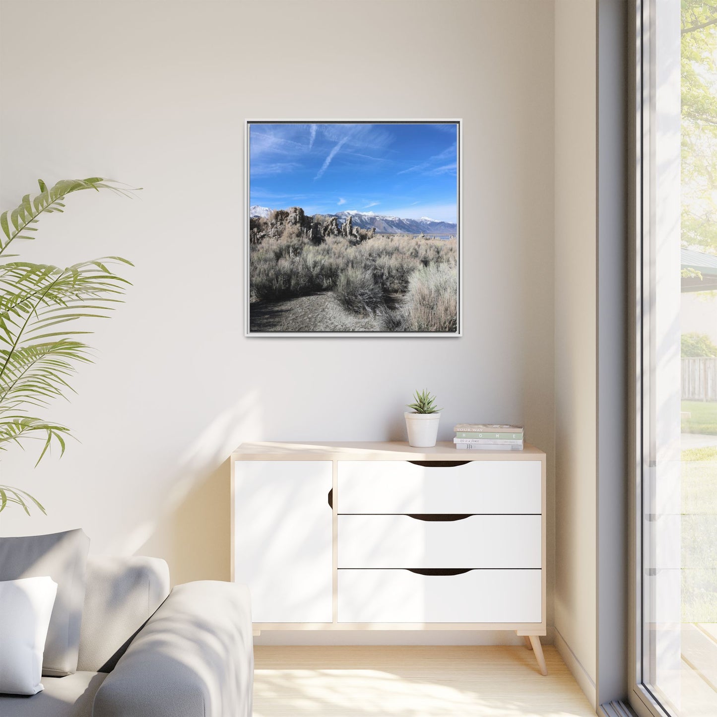 Whispers of the Sagebrush Steppe - Unique Stretched Canvas Wall Art