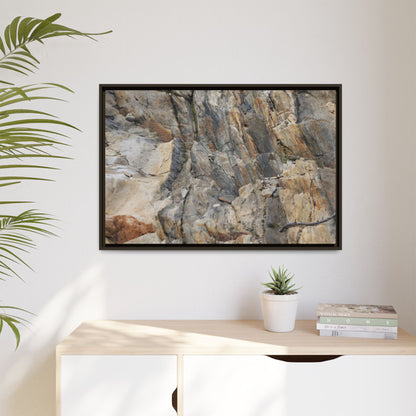 Stone's Silent Symphony - Unique Stretched Canvas Wall Art - Art By Earth