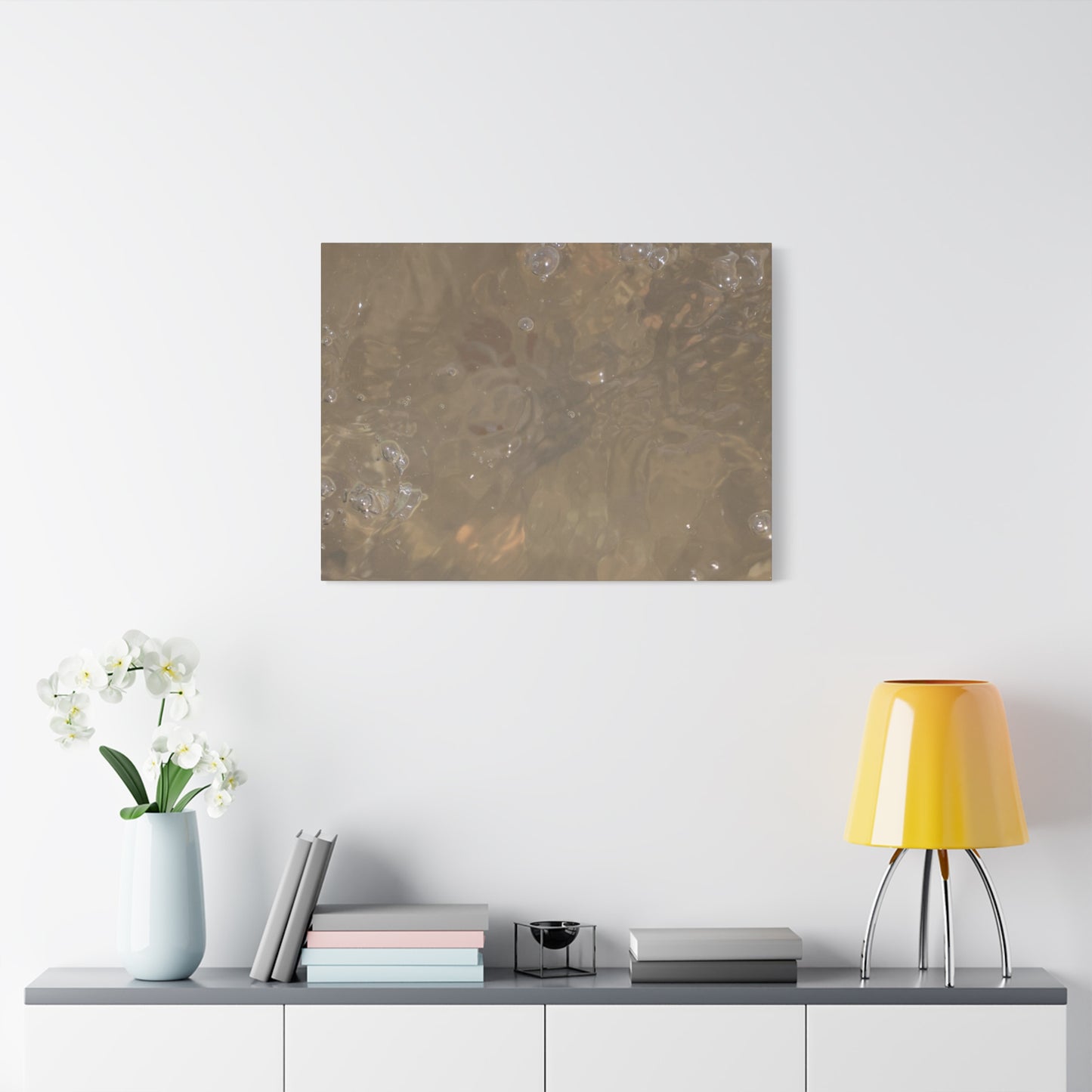 Echoes of Liquid Gold - Unique Frameless Canvas Wall Art - Art By Earth