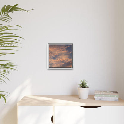 Sunset's Ethereal Canvas - Unique Stretched Canvas Wall Art - Art By Earth
