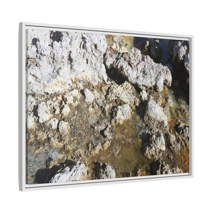 Strata of Silence - Unique Stretched Canvas Wall Art