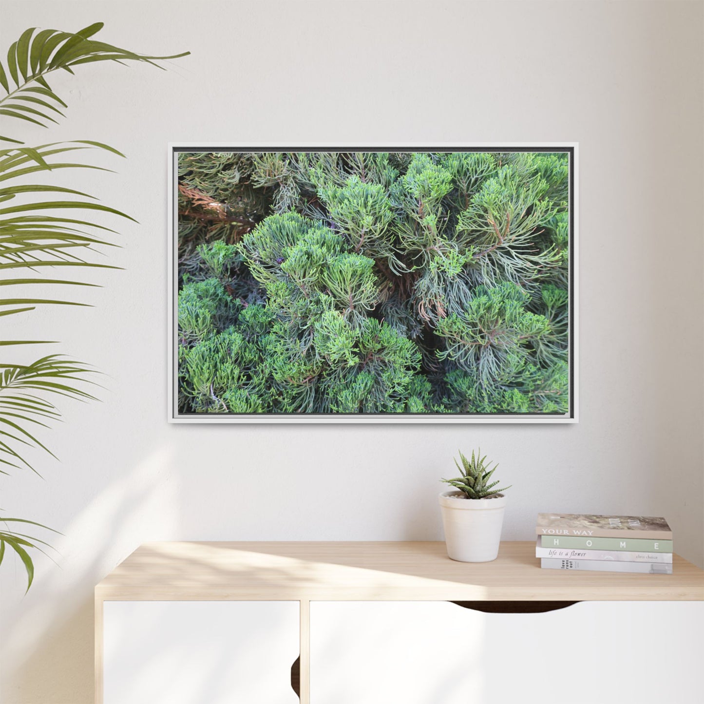 Verdant Whispers - Unique Stretched Canvas Wall Art - Art By Earth