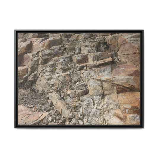 Stone's Silent Story - Unique Stretched Canvas Wall Art - Art By Earth