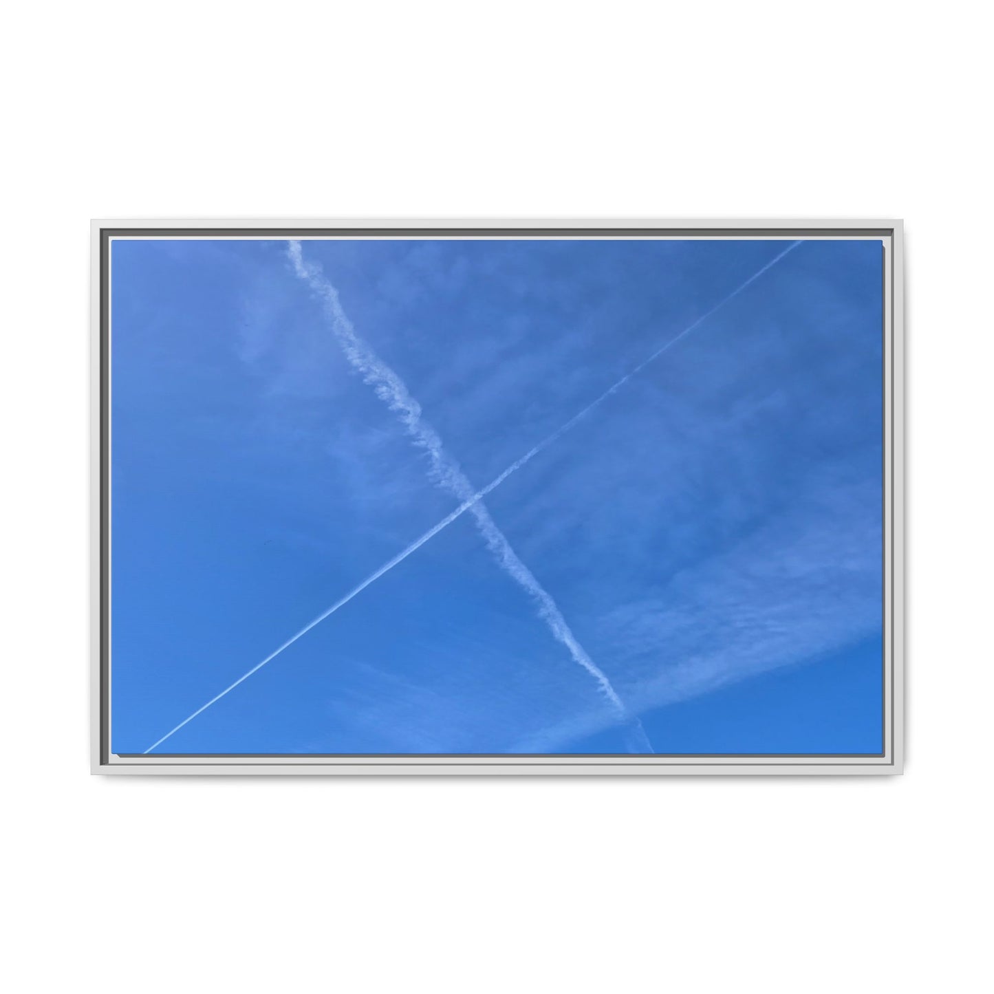 Sky Crossroads - Unique Stretched Canvas Wall Art - Art By Earth
