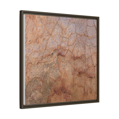 Russet Fissures - Unique Stretched Canvas Wall Art - Art By Earth