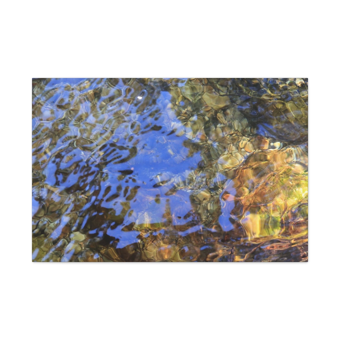 Water's Whisper - Unique Frameless Canvas Wall Art - Art By Earth