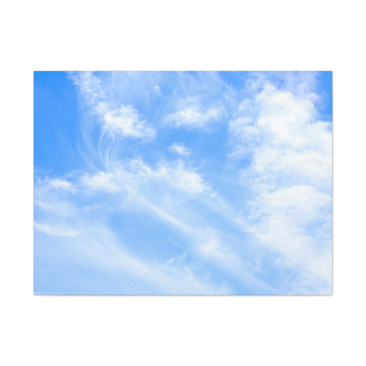 Whispers of Cerulean - Unique Frameless Canvas Wall Art - Art By Earth