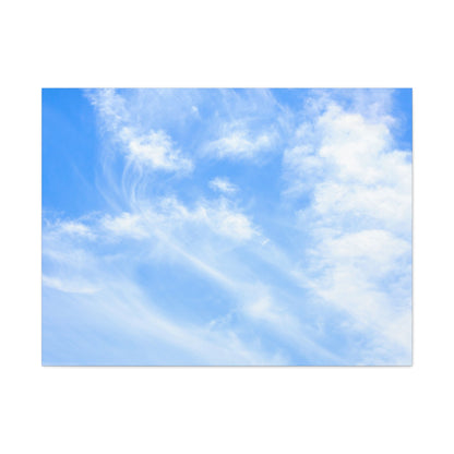 Whispers of Cerulean - Unique Frameless Canvas Wall Art - Art By Earth