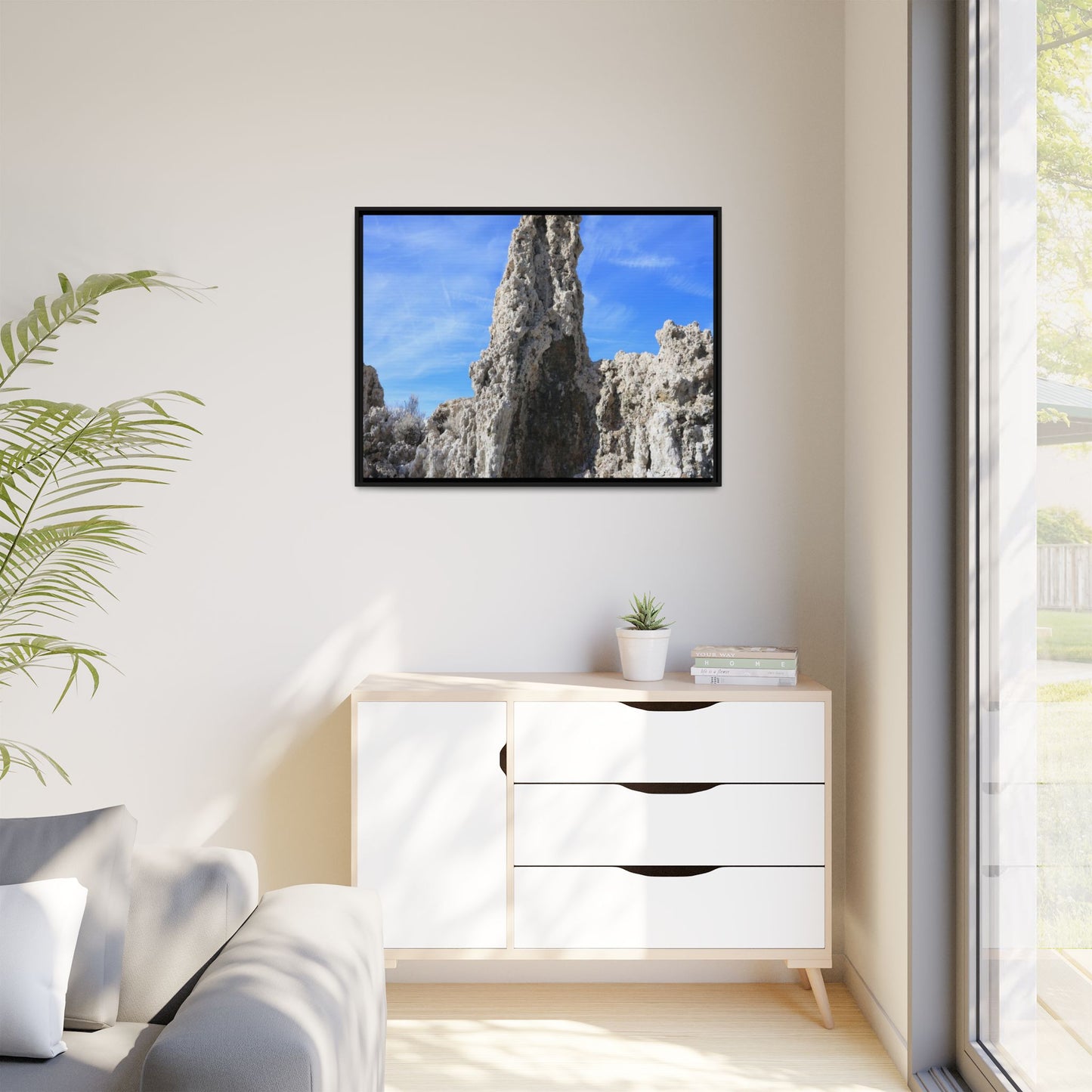 Sentinel of Stone - Unique Stretched Canvas Wall Art