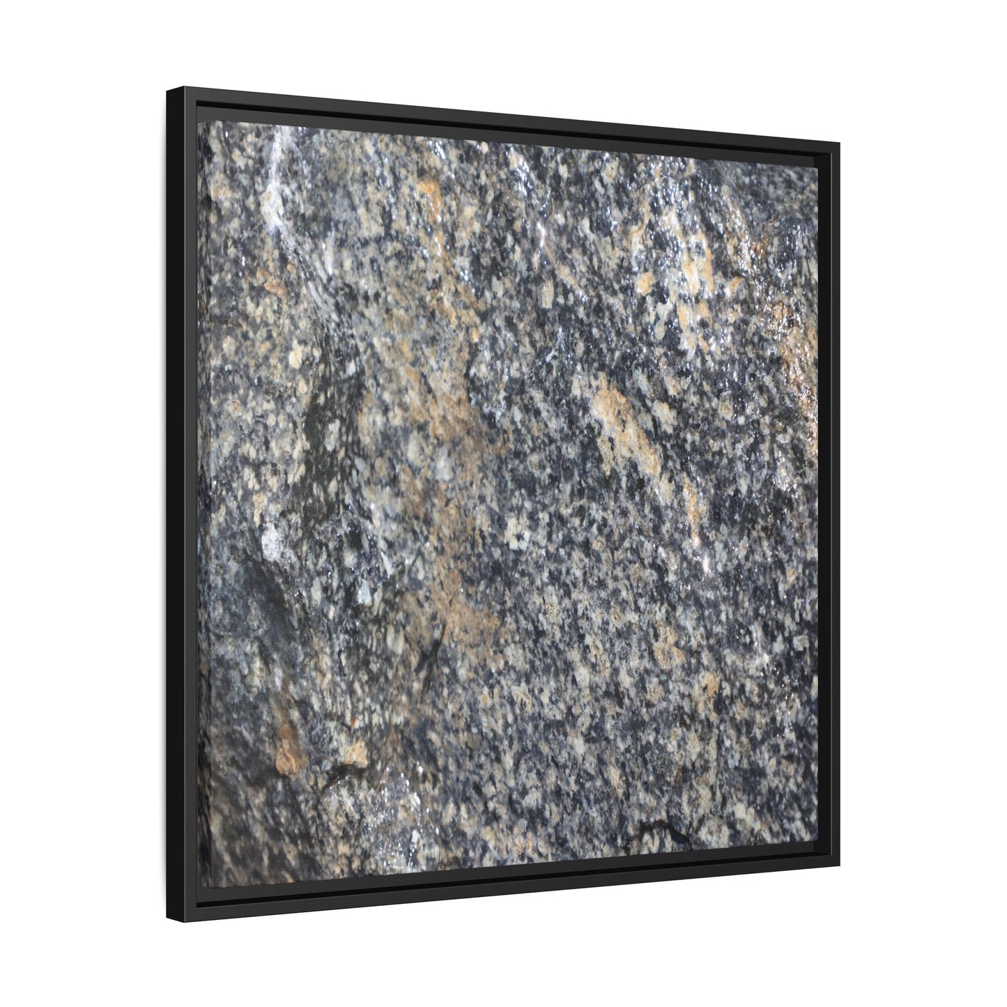 Crystalline Echoes - Unique Stretched Canvas Wall Art - Art By Earth