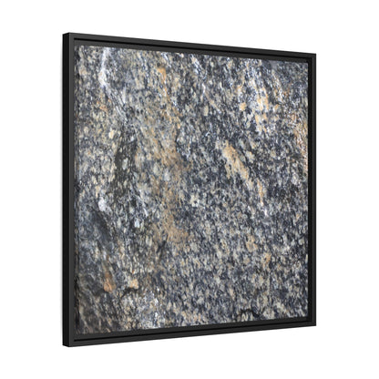 Crystalline Echoes - Unique Stretched Canvas Wall Art - Art By Earth