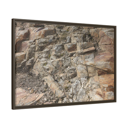 Stone's Silent Story - Unique Stretched Canvas Wall Art - Art By Earth