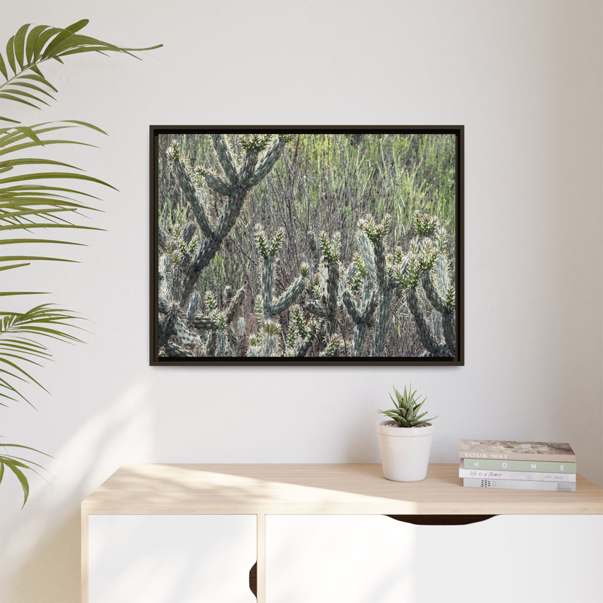 Prickly Paradise - Unique Stretched Canvas Wall Art - Art By Earth