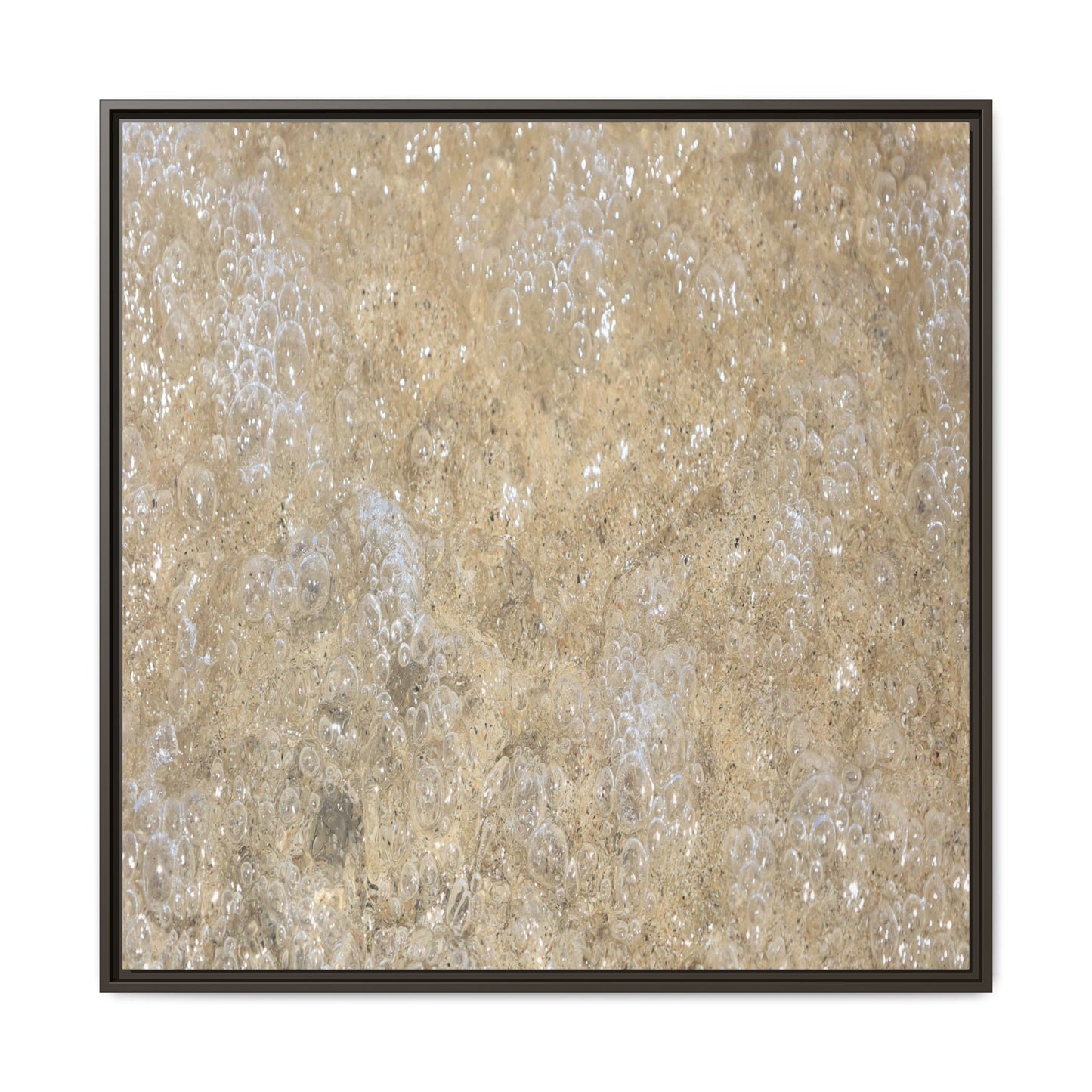 Bubbling Sand - Unique Stretched Canvas Wall Art - Art By Earth