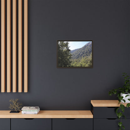 Mountain Valley Forest - Unique Stretched Canvas Wall Art