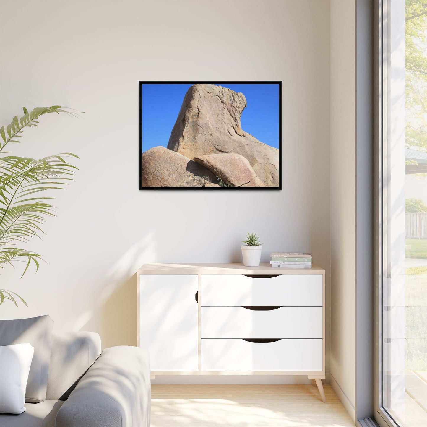 Rocky Sentinel - Unique Stretched Canvas Wall Art - Art By Earth