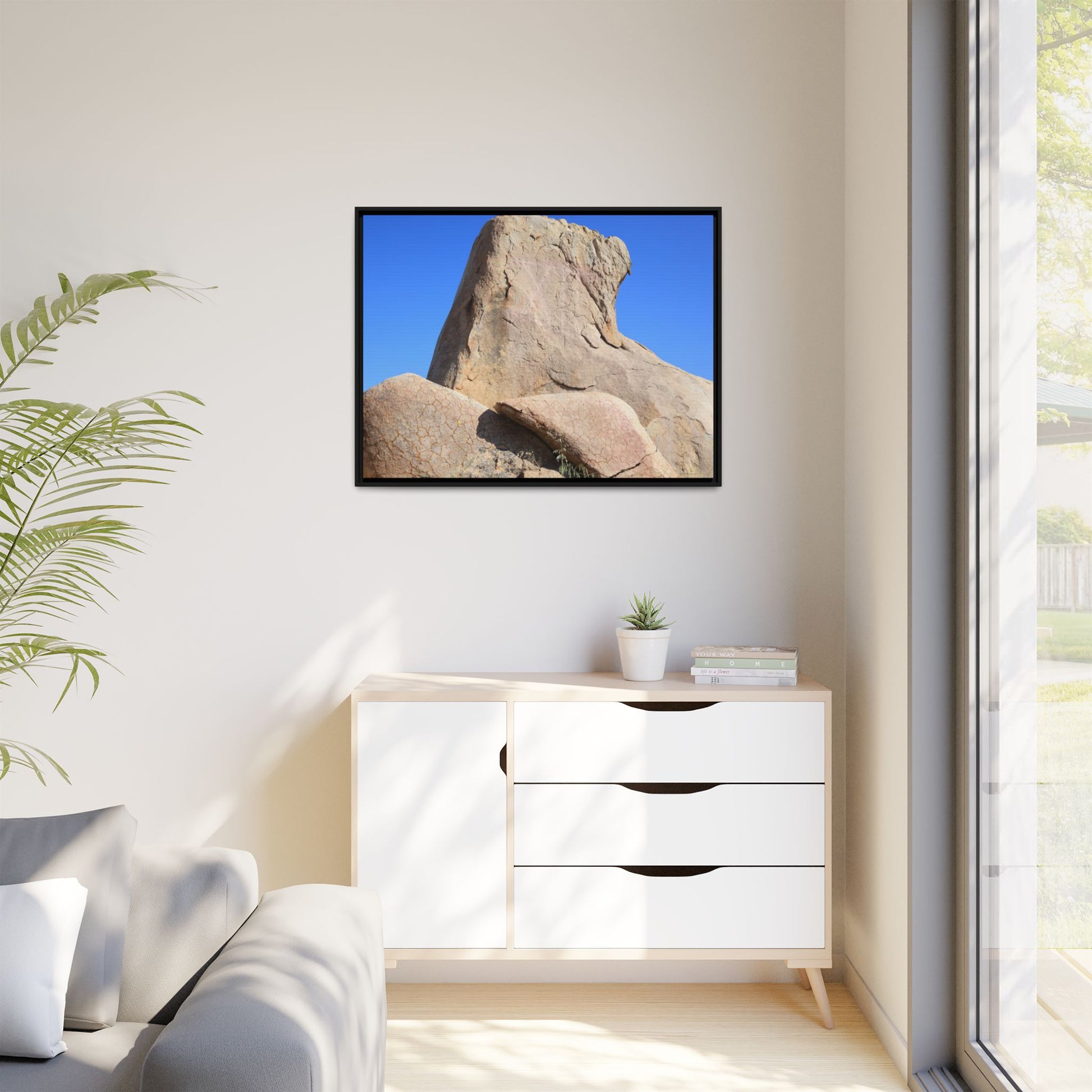 Rocky Sentinel - Unique Stretched Canvas Wall Art - Art By Earth