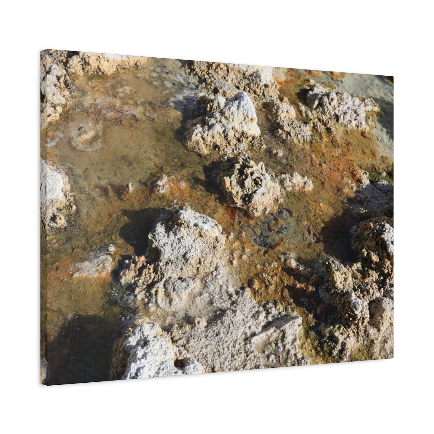 Strata of Decay - Unique Frameless Canvas Wall Art