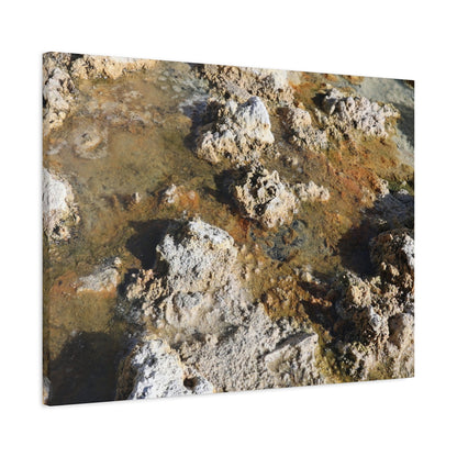 Strata of Decay - Unique Frameless Canvas Wall Art