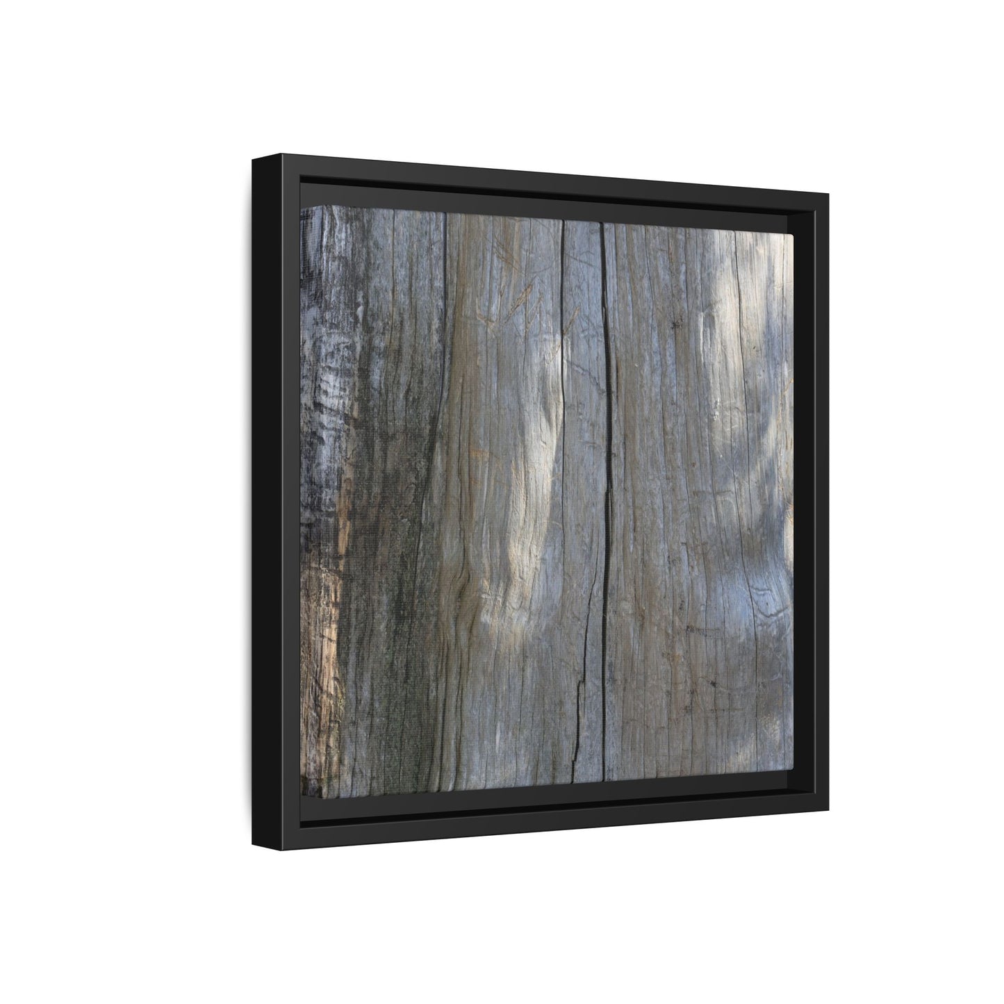 Weathered Wood Surface - Unique Stretched Canvas Wall Art