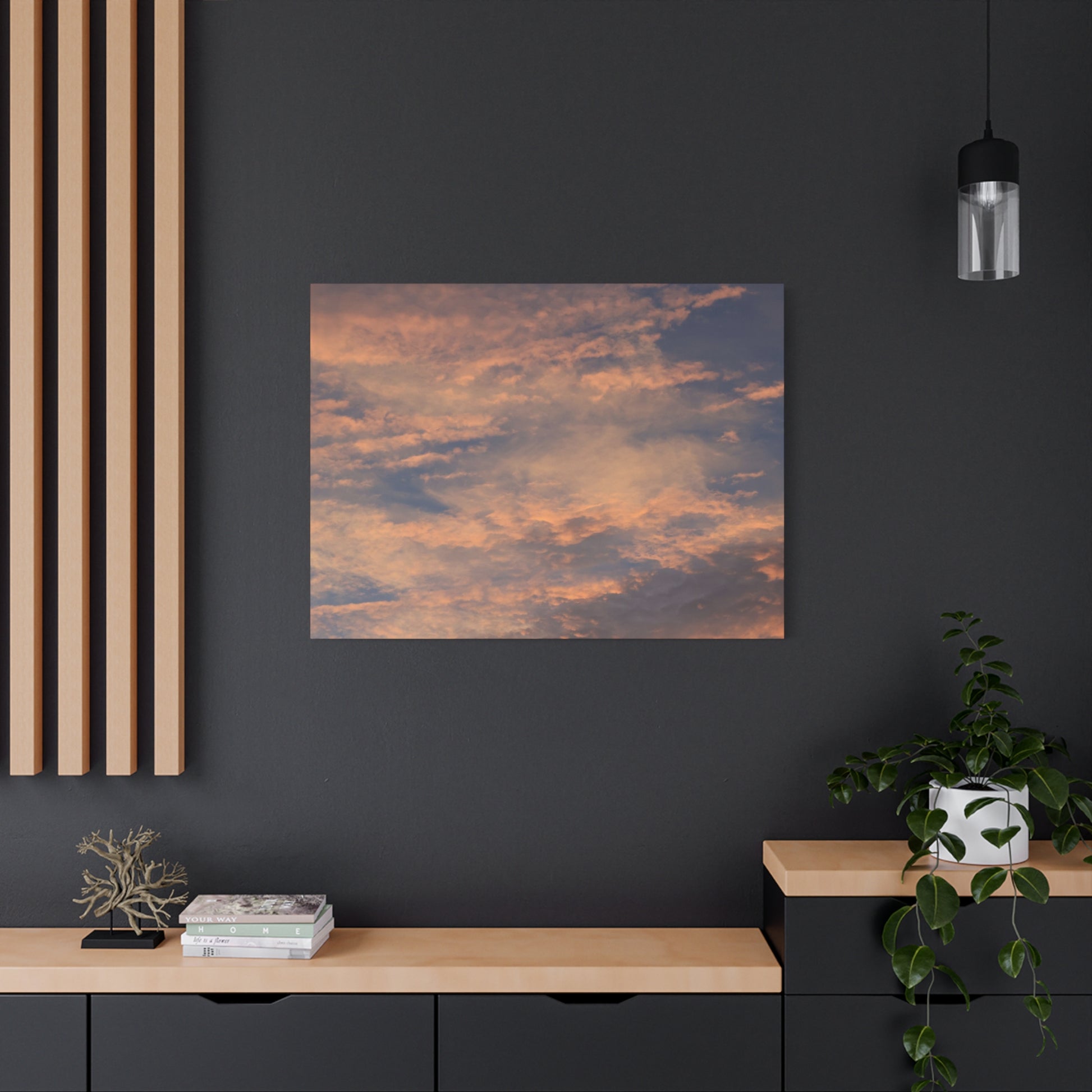 Sunset's Whispers - Unique Frameless Canvas Wall Art - Art By Earth