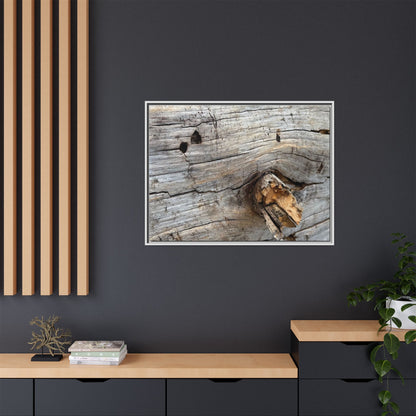Weathered Wood Texture - Unique Stretched Canvas Wall Art - Art By Earth