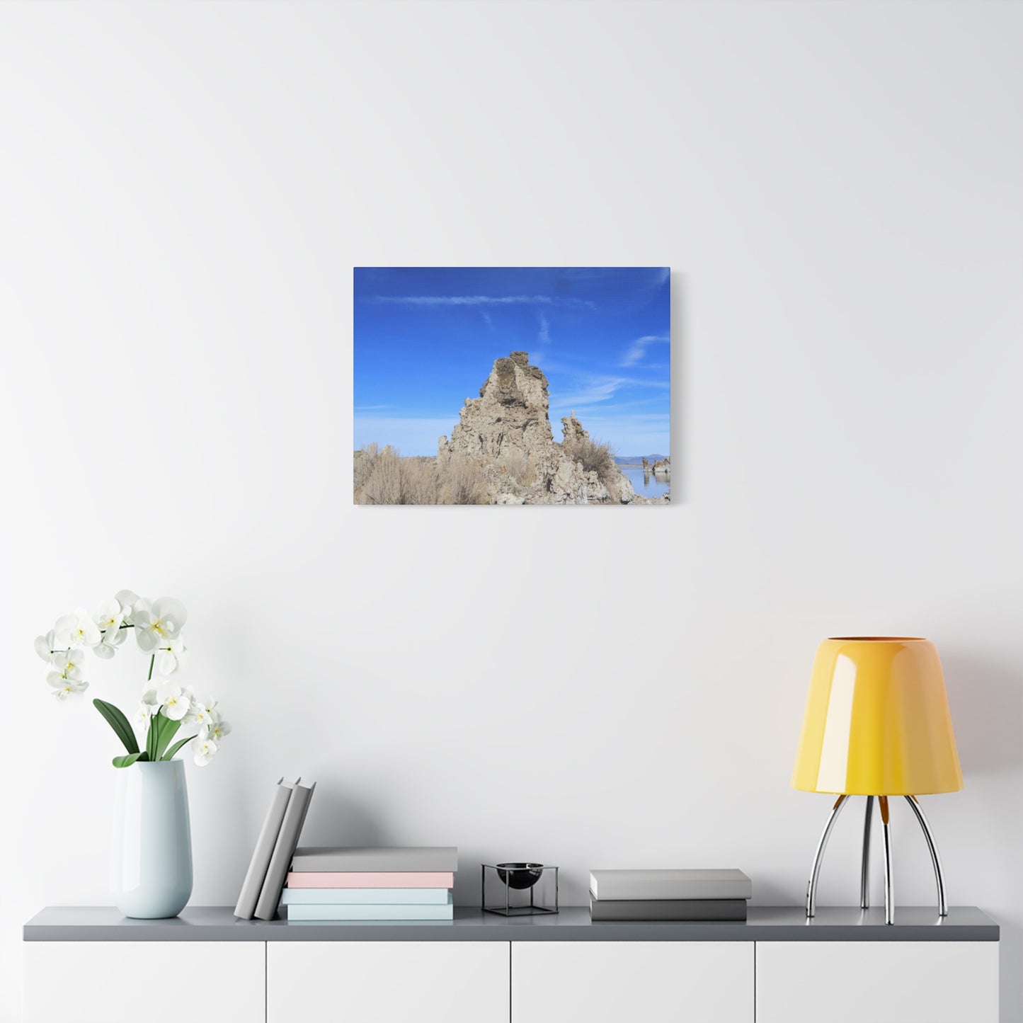 Mono Lake Solitude - Unique Frameless Canvas Wall Art