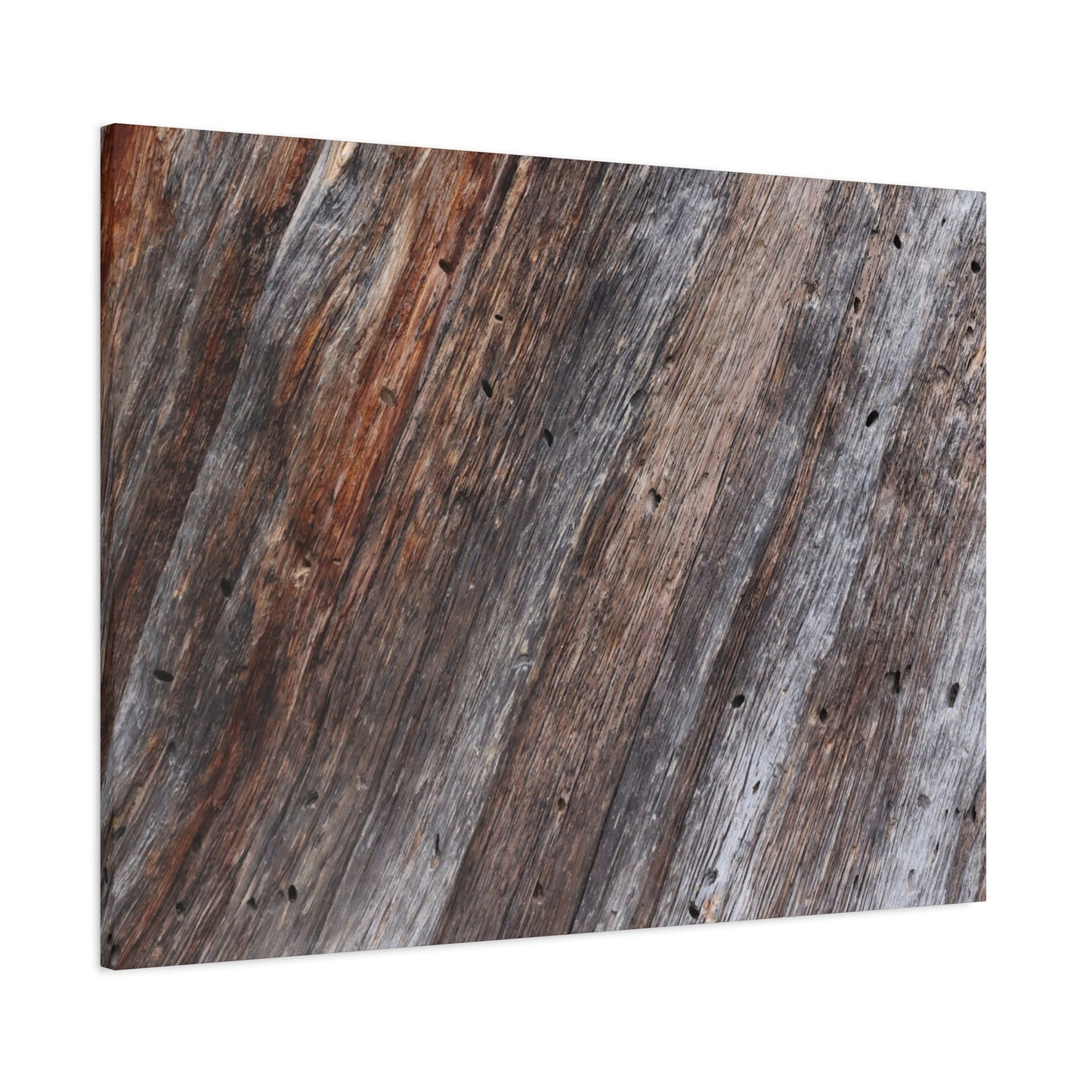 Aged Timber Surface - Unique Frameless Canvas Wall Art - Art By Earth