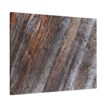 Aged Timber Surface - Unique Frameless Canvas Wall Art - Art By Earth