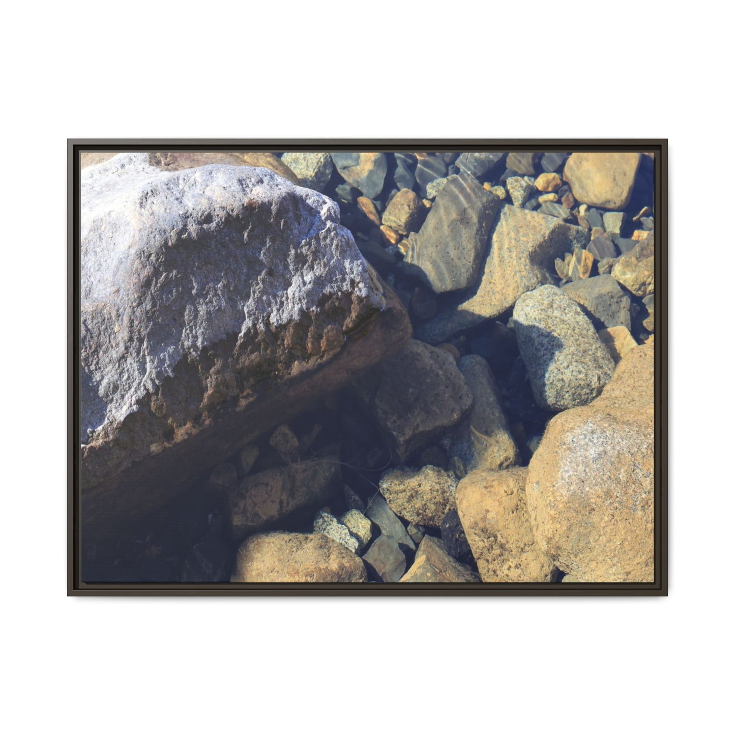 Stone Sanctuary - Unique Stretched Canvas Wall Art