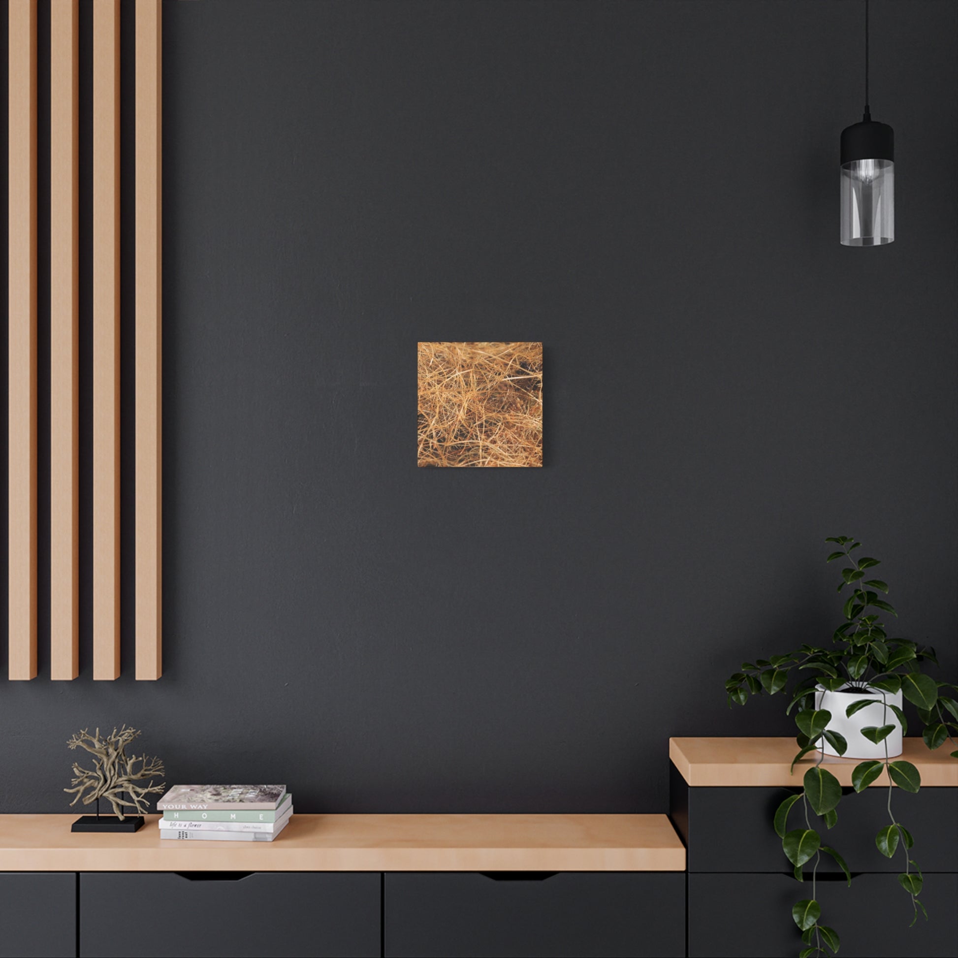 Dry Grass - Unique Frameless Canvas Wall Art - Art By Earth
