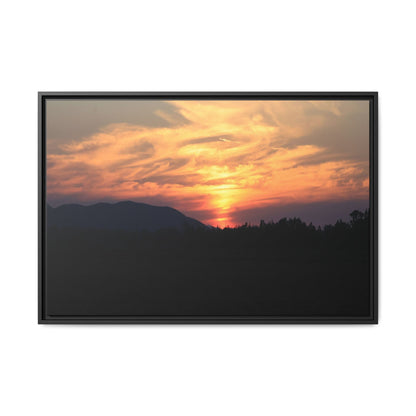 Gilded Horizon - Unique Stretched Canvas Wall Art - Art By Earth