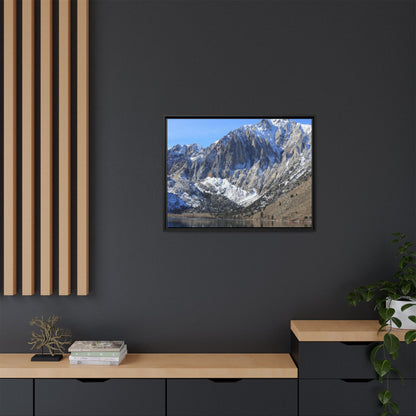 Frozen Reflection - Unique Stretched Canvas Wall Art