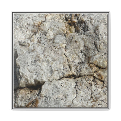 Weathered Limestone Formation - Unique Stretched Canvas Wall Art - Art By Earth