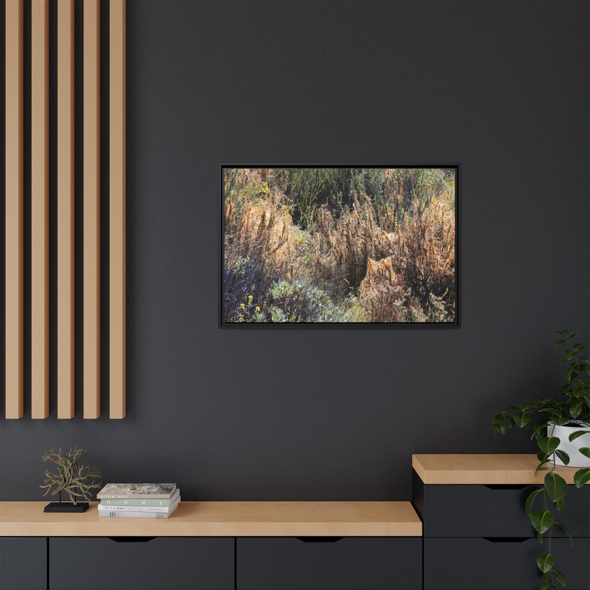 Drought-Stricken Landscape - Unique Stretched Canvas Wall Art - Art By Earth