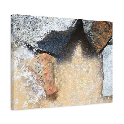 Rocky Embrace - Unique Frameless Canvas Wall Art - Art By Earth