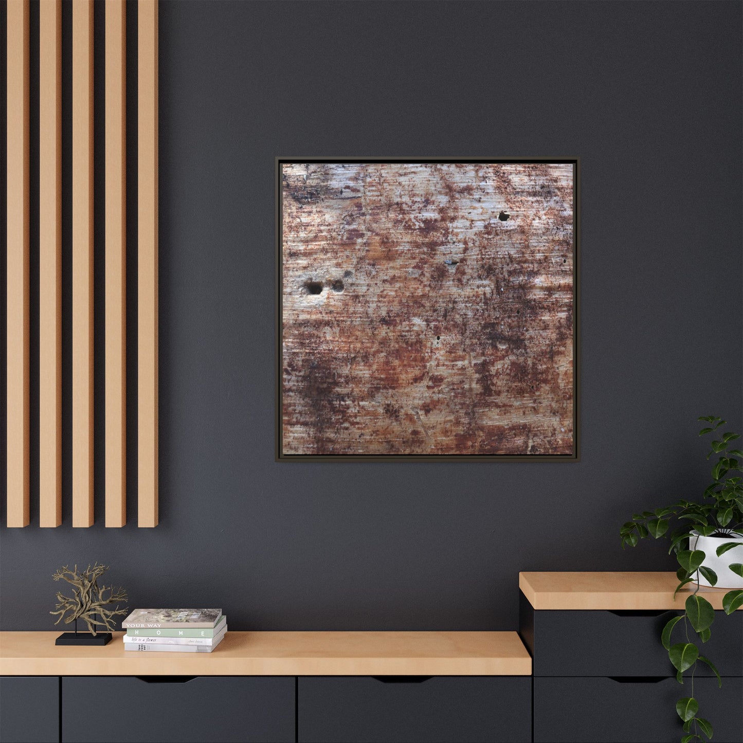 Rustic Textures - Unique Stretched Canvas Wall Art - Art By Earth