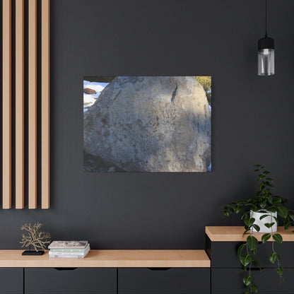 Stone of Silence - Unique Frameless Canvas Wall Art