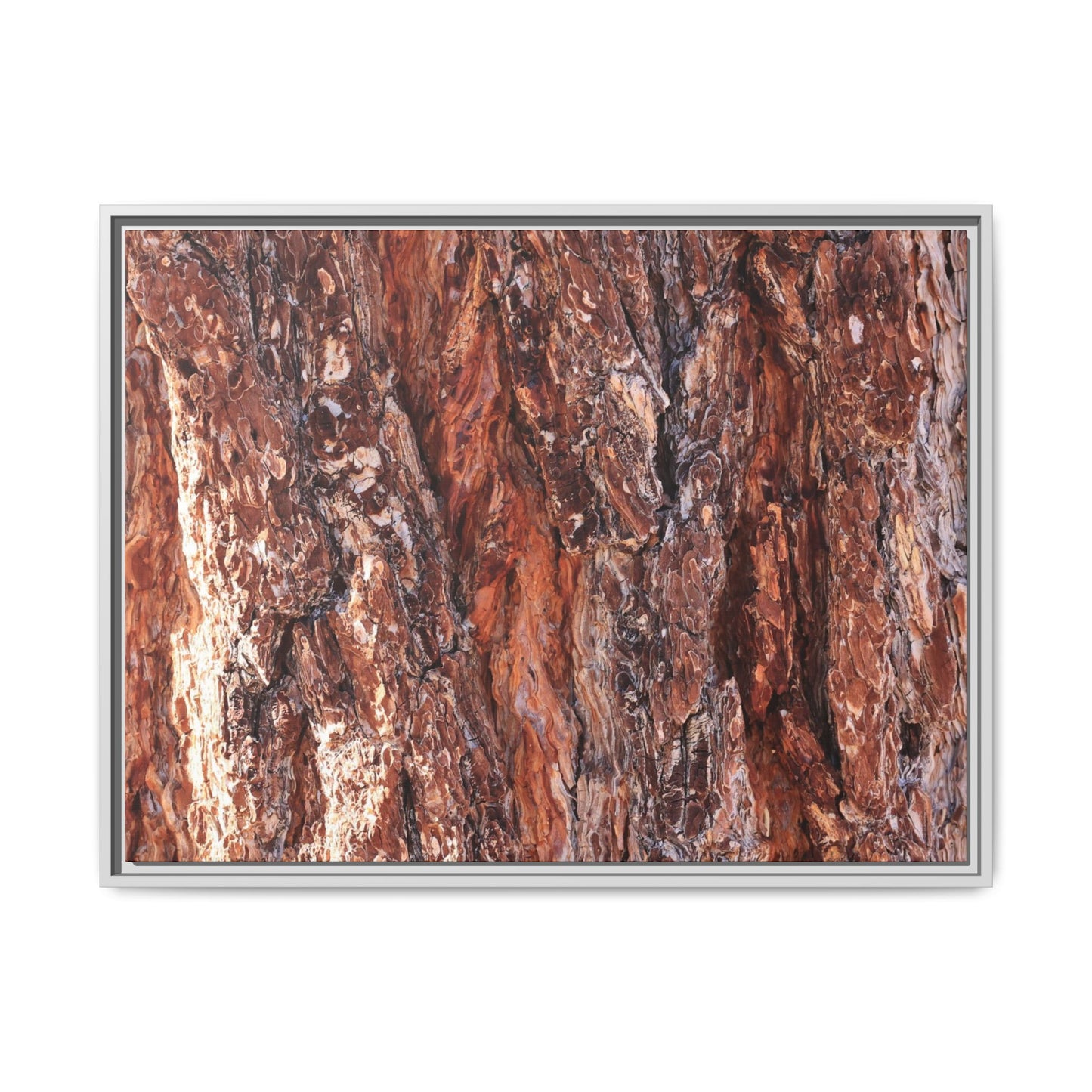 Wooden Mosaic - Unique Stretched Canvas Wall Art