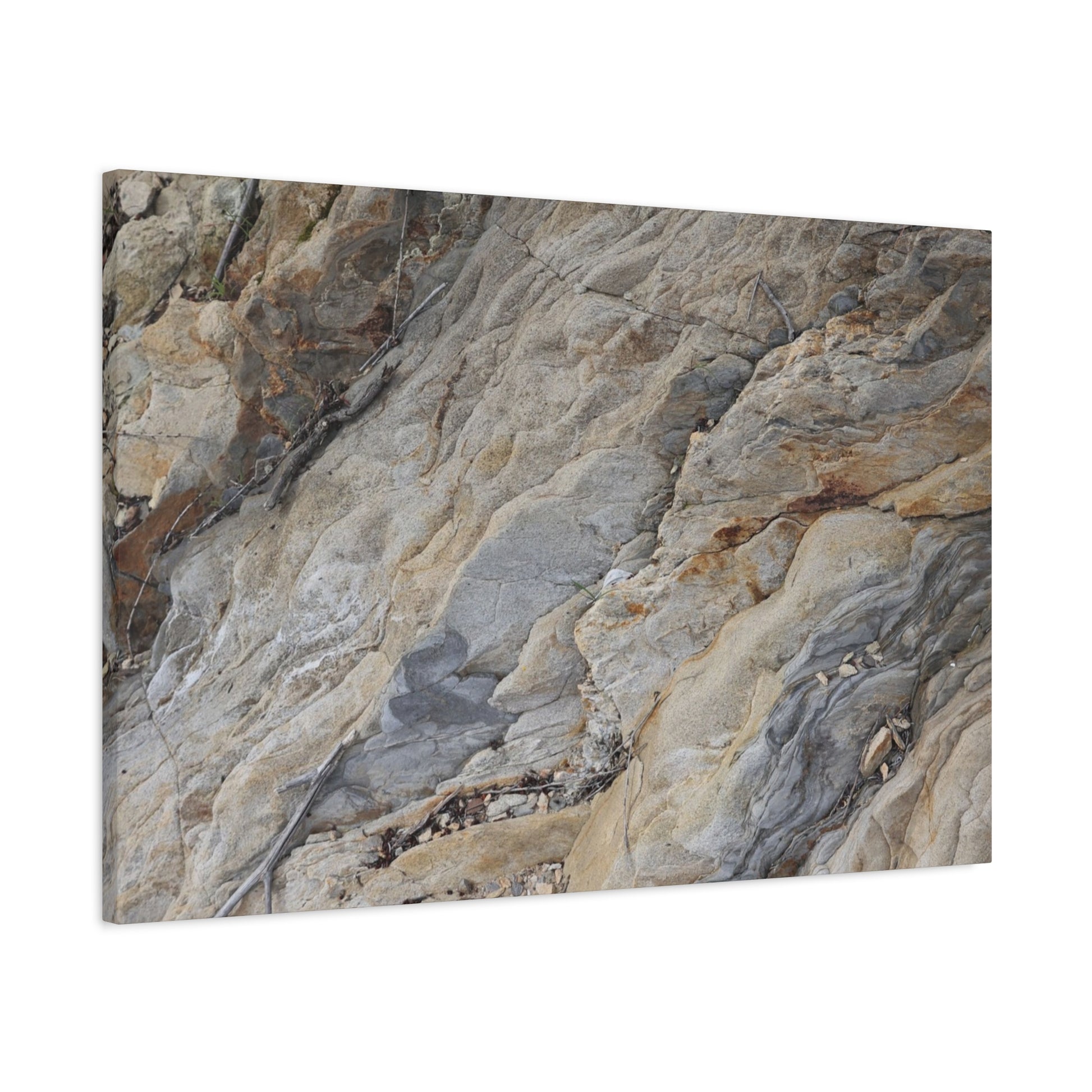 Stone Memory - Unique Frameless Canvas Wall Art - Art By Earth