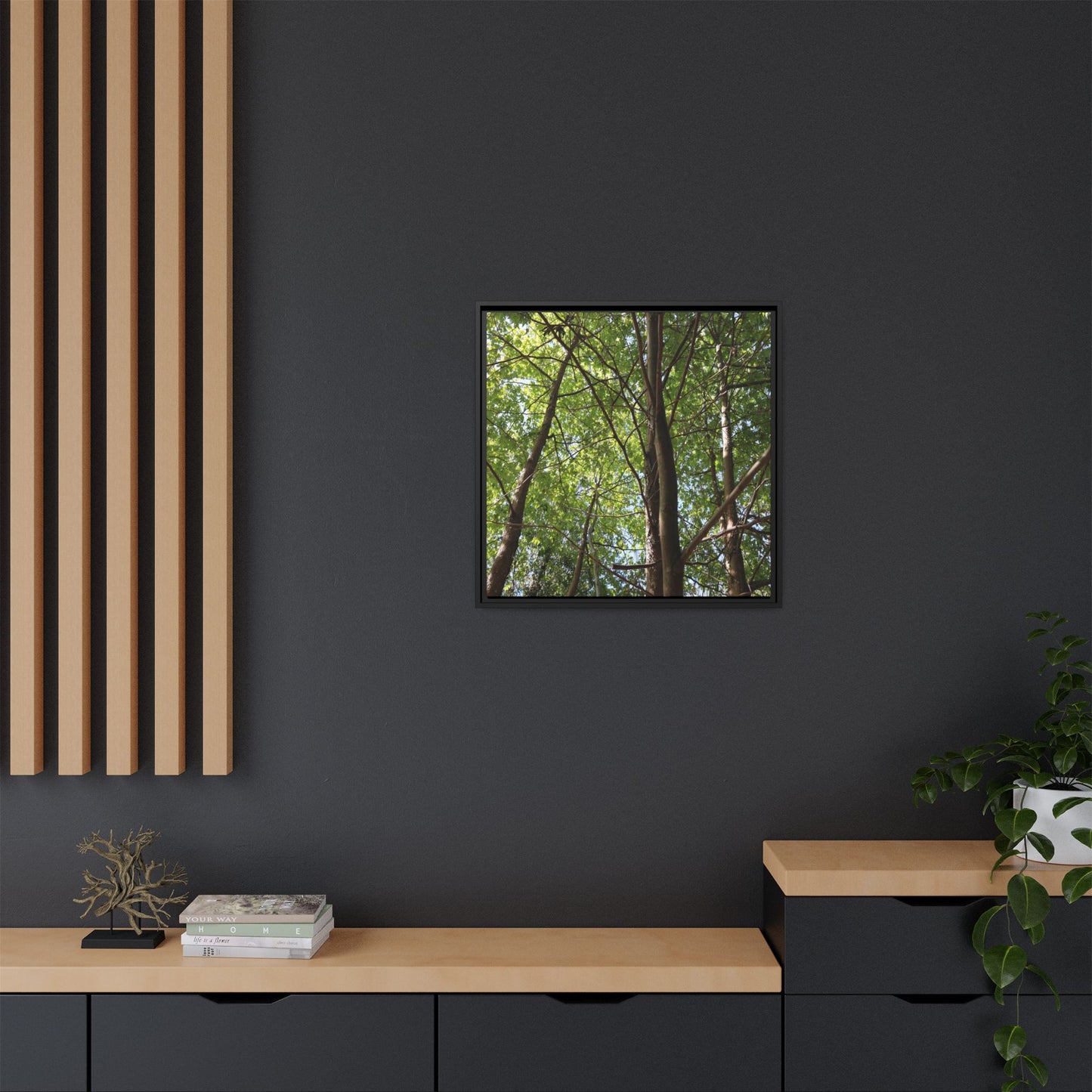 Forest Branches - Unique Stretched Canvas Wall Art